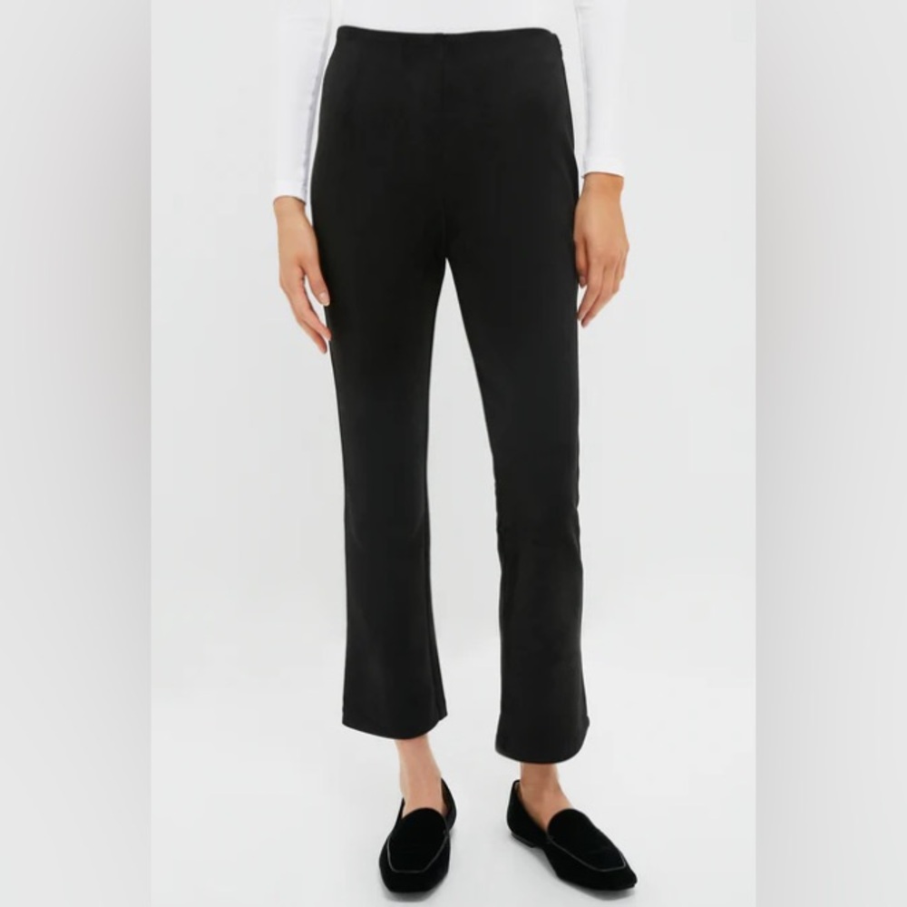 Black Suede Ashford Pants